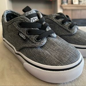 Grey denim type Toddler Vans Size 6.5